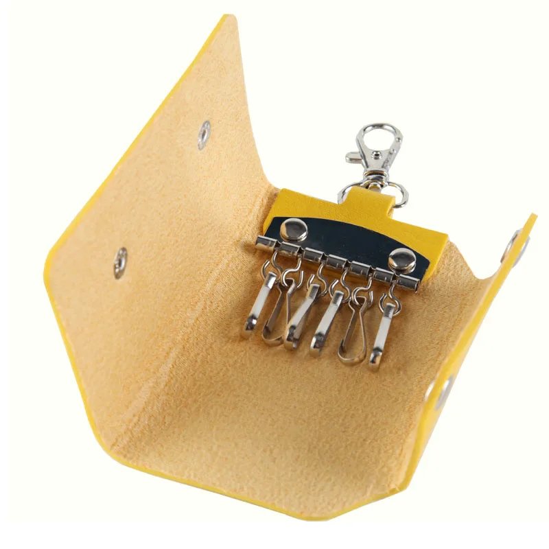 Модные кошельки из искусственной кожи для ключей автомобиля брелок для ключей для мужчин Организатор ключей экономки женские чехлы для ключей Hasp унисекс сумка-Футляр для ключей