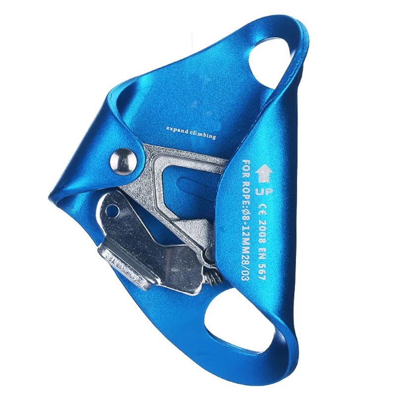 Chest Climbing Ascender Suitable for rope 8mm -12mm  Aluminum Alloy Rappelling Rock Climbing Equipment Mountaineering  Ascent