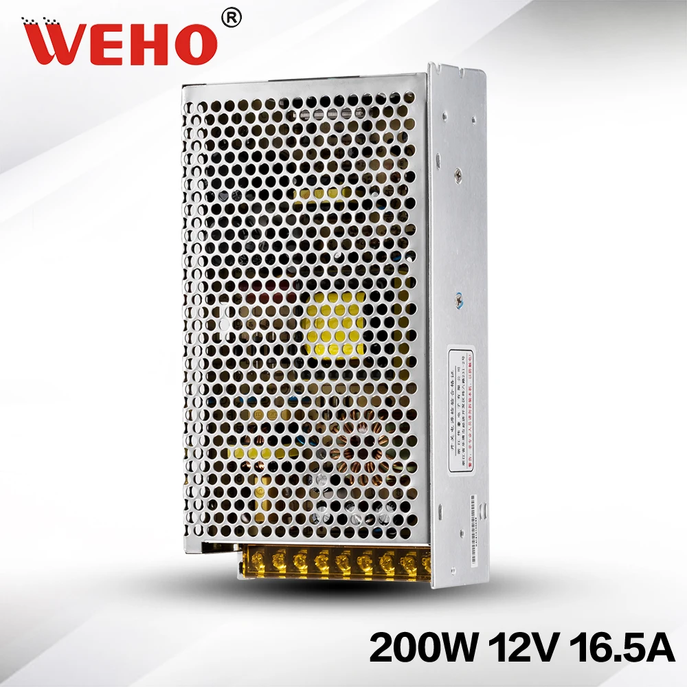 

(S-200-12) Stable DC voltage source 200W 12V switching mode power supply 12v DC power supply 200w