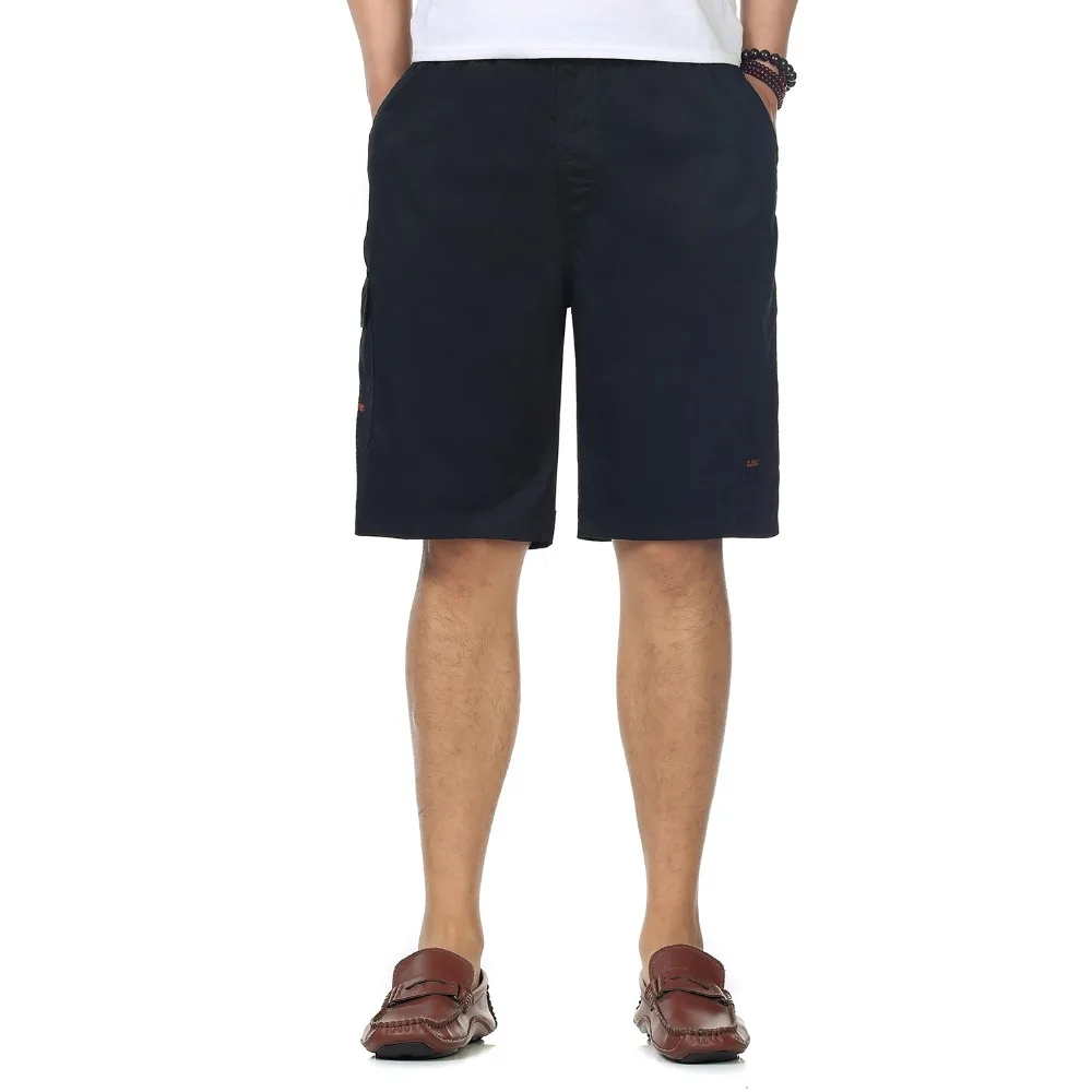 

Mans Casual Basic CargoShorts Khaki Army Green Yellow Plain Shorts For Men High Elastic Waist Breeches Men's Summer Beach Short