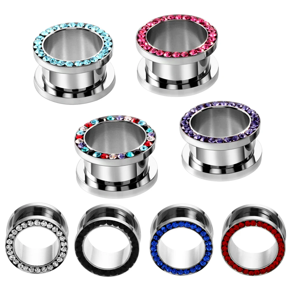 Ear Plugs 10mm Flesh Tunnel Flesh Tunnel Ear Piercings Fashion