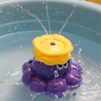 

Spray Water Octopus (Random Colour), Can Float Rotate With Fountain Bathtub Shower Pool Bathroom Toy