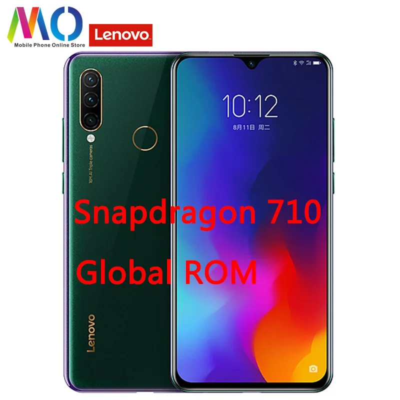

Global ROM Lenovo Z6 Lite 6.3'' 4GB RAM 64GB Smartphone Octa Core Snapdragon 710 16MP 4050mAh 4G LTE OTA Android P Mobile Phone