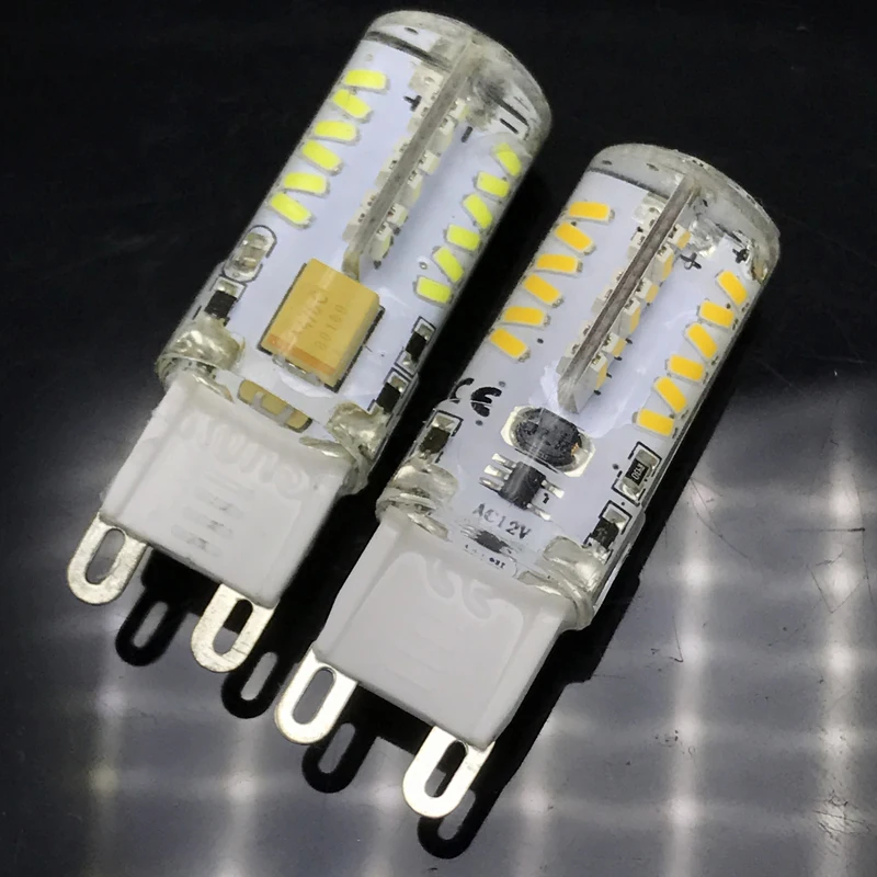 

G9 LED lamp 57 pcs LEDS corn Bulb AC DC12V 4W SMD 3014 LED light 360 degrees Beam Angle spotlight lamps bulb 5pcs/lot