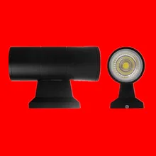 YRANK 6 шт./лот 14 Вт двойной COB светодиодный настенный светильник вниз открытый водонепроницаемый/AC85-264V Гарантия 2 года