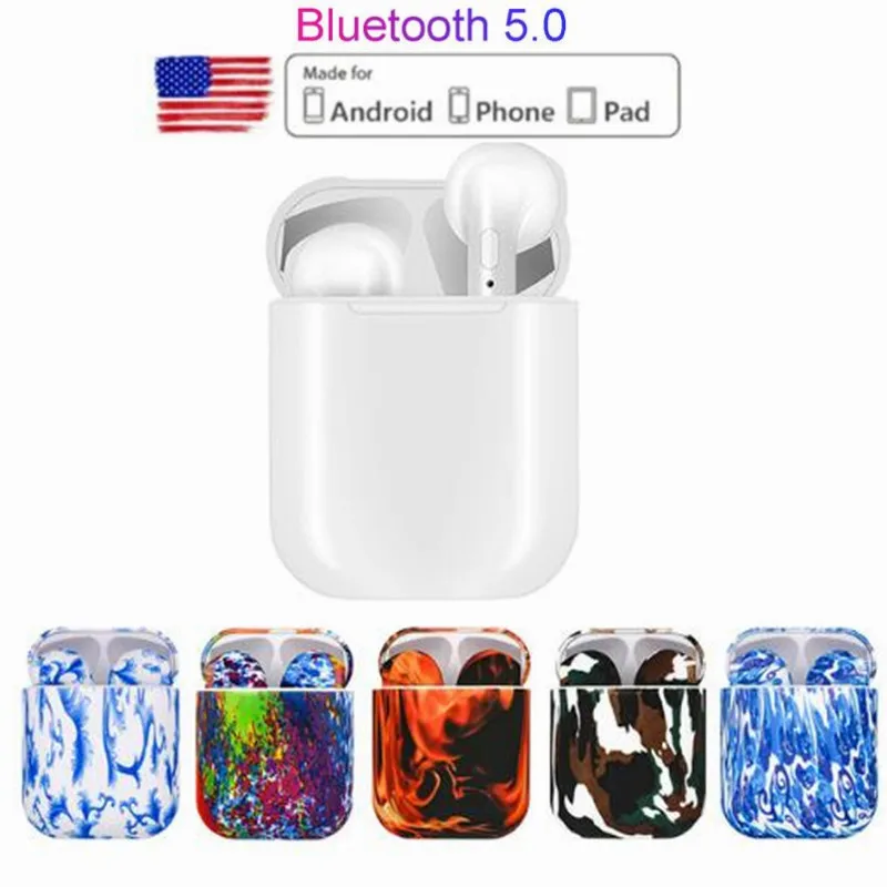 

SZMDC i9S tws air mini pods Earphone Bluetooth 5.0 Painted Headset Wireless Cordless Earbuds For IOS Andorid iPhone PK i12