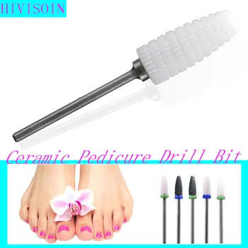 

HIVISOIN - White Ceramic Pedicure Drill Bit - Pedicure Bit - Fine-0071.100