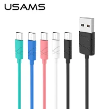 USAMS Micro USB Cable 1m 2A Fast Charging Mobile Phone Android Cable USB Charger Date Sync Cable Wire for Samsung HTC LG