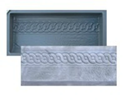 Plastic molds for concrete Border stone for garden "Byzantium" Plaster Stone Tiles Hard ABS Plastic Decor Garden