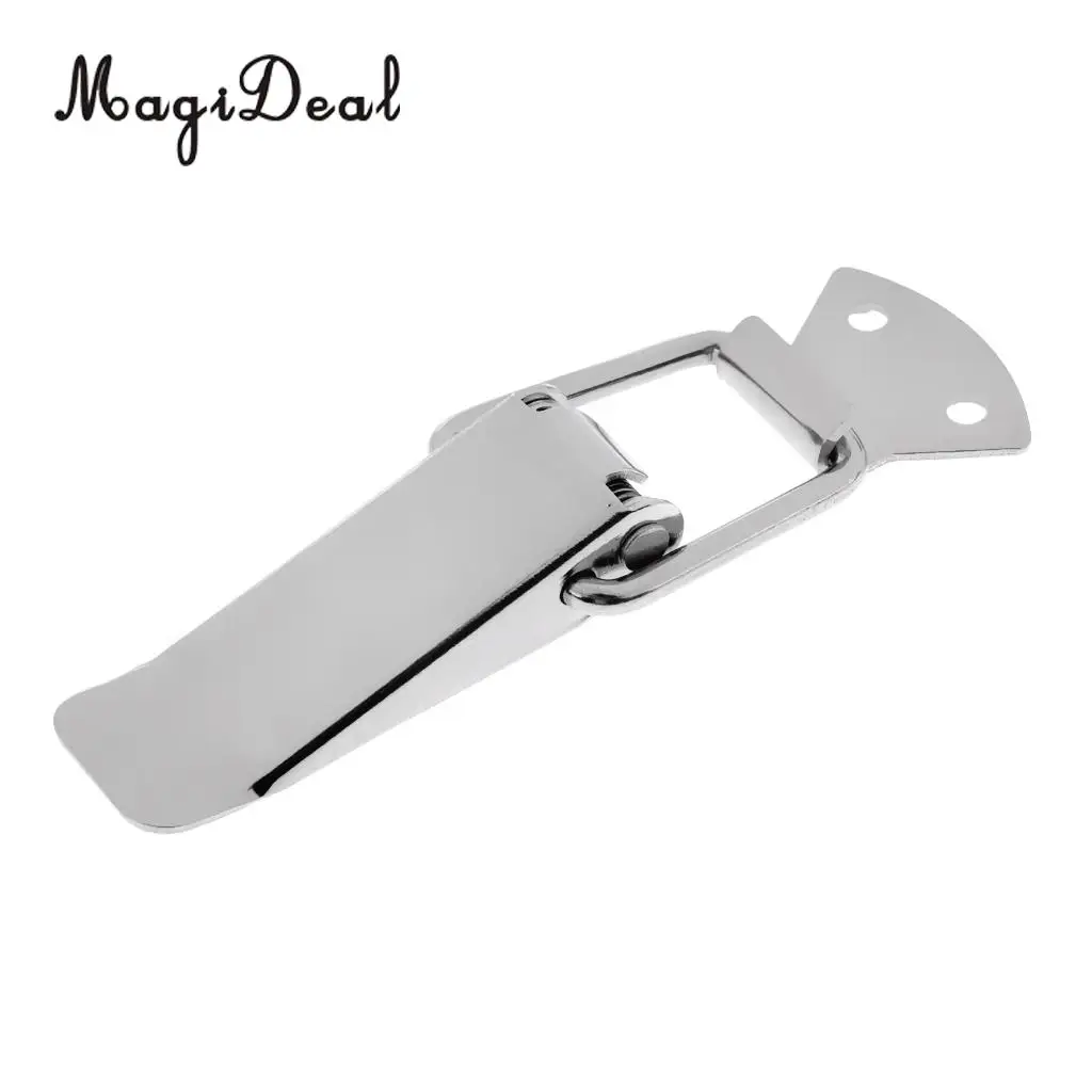 Premium Silver 316 Stainless Steel Boat Yacht Anti-Rattle Latch Hatch Fastener Clamp for Marine Fishing Kayak Boat Accessories