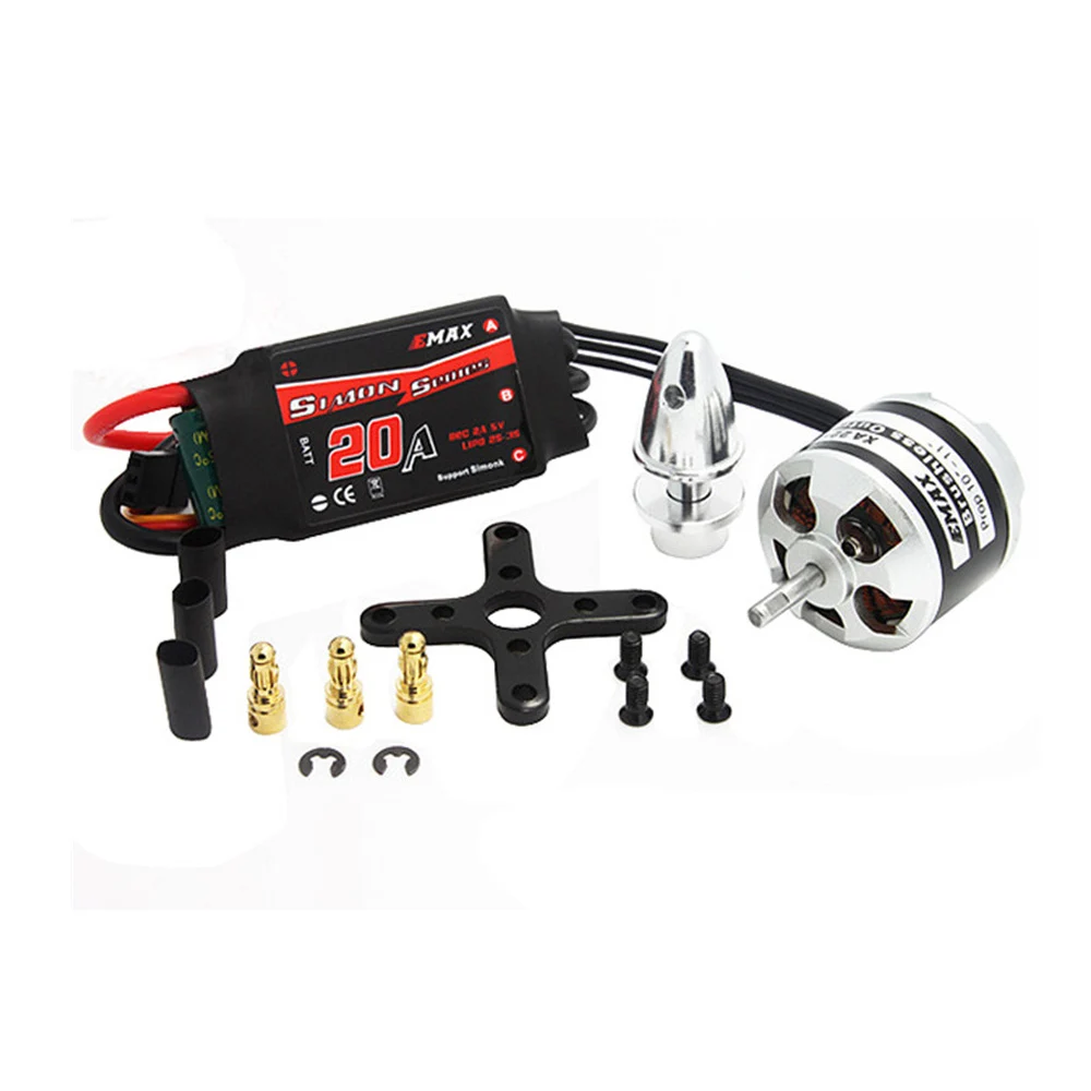 

Original EMAX XA2212 820KV / 980KV / 1400KV Brushless Motor CW + Simonk 20A ESC for DJI F450 F550 RC Quadcopter helicopter drone