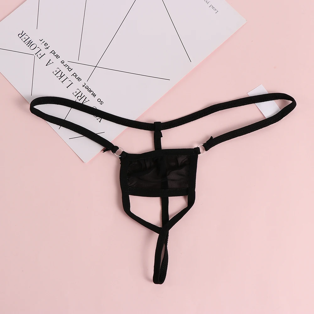

1 Pcs Sexy Women Mini Micro Bandage G-string Thongs Crotchless Panties Briefs For Female Lingerie Erotic Underwear 2019 New