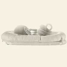 Для продажи, портативная многофункциональная бионическая кроватка для новорожденных с защитой от давления, дышащая хлопковая детская кровать, полностью моющаяся Bb кровать