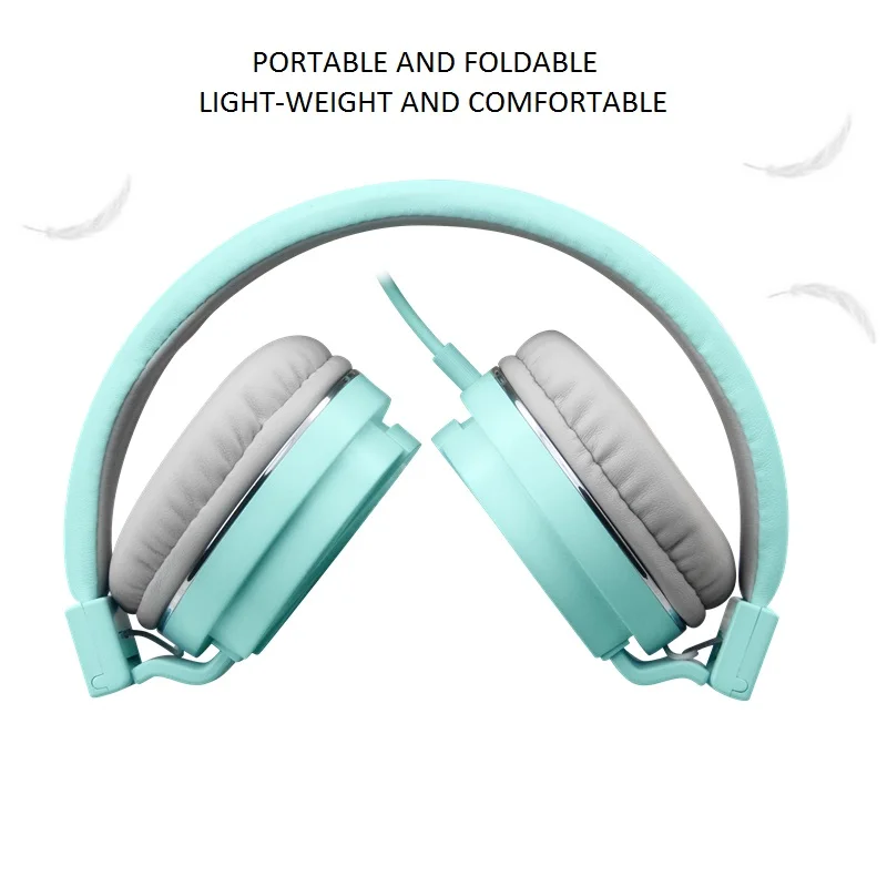 GORSUN GS 779 Heavy Bass Headphone With Microphone Volume Control 3 5MM Wired Headset Foldable Music Earphones For Mobile phone