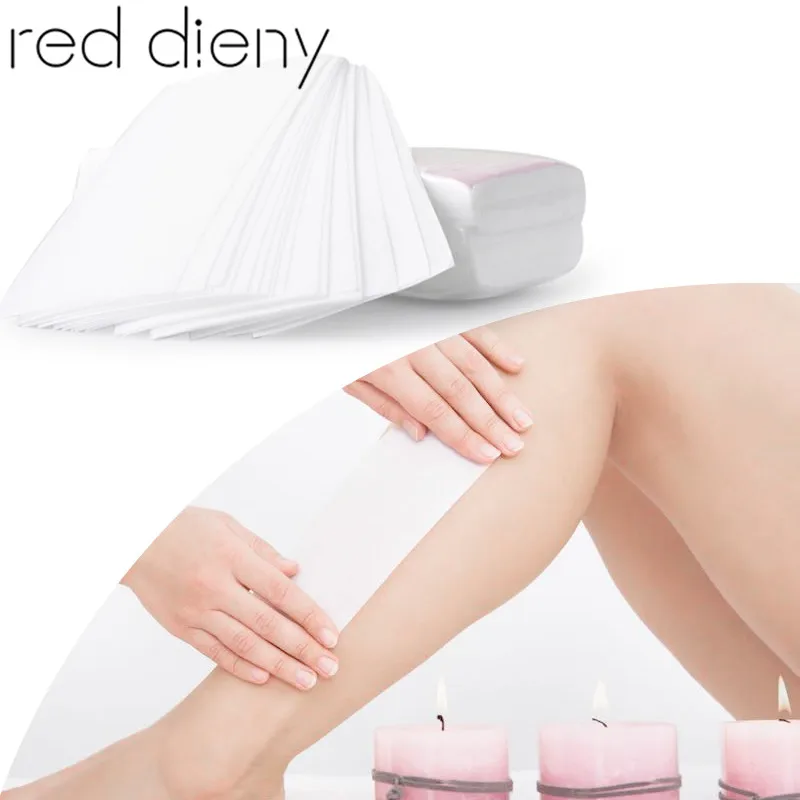 

Hot Sale 100pcs Nonwoven Body Hair Remove Wax Paper Rolls High Quality Hair Removal Depilatory Epilator Wax Strip Paper Roll