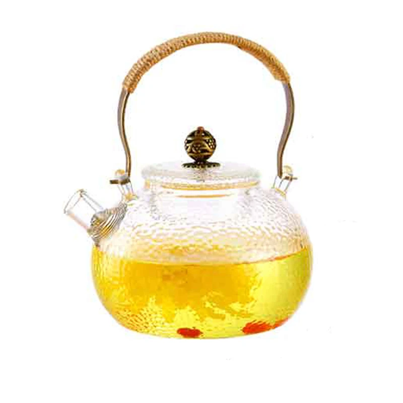 Buy Retro Art Glass Teapot Creative Teapot High Boron