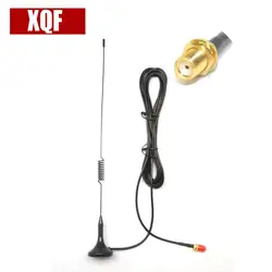 XQF NA UT-102 УФ sma-женский Dual Band автомобильная магнитная антенна для BaoFeng UV-5R 888 S двухстороннее радио для рации Kenwood