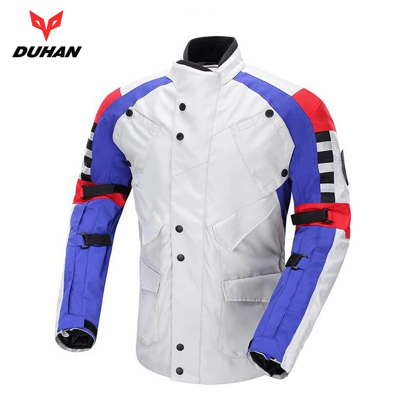 

DUHAN multi-function jacket motorcycle racing jacket motocross jacket waterproof windproof Men jacket Detachable lining