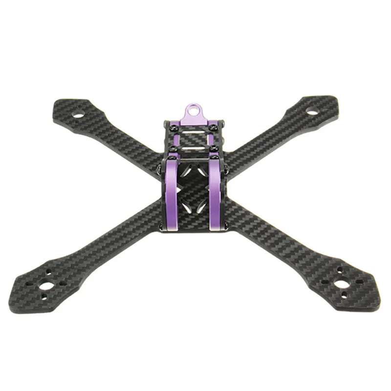 Специальное издание Realacc Purple215 215 мм 4 мм толщина руки углеродное волокно DIY RC гоночный комплект рамы для FPV Racer дроны Квадрокоптер