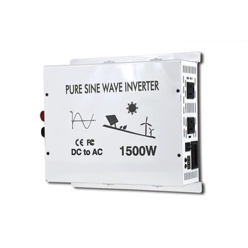 

1500w Pure Sine Wave Power Inverter Controller Car Off-grid Charger LED display Battery Solar DC 12V 24V 48V to AC 120V 220V
