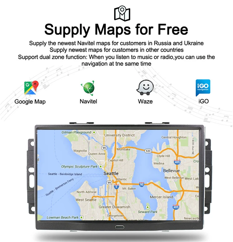 Sale Car DVD player Tape Recoder GPS Navigation for Chrysler 300C Jeep Dodge 2004-2008 Car Head Unit Multimedia Player Stereo Radio 3