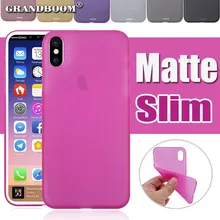 500 шт 0,3 мм Тонкий сдержанный матовый прозрачный мягкий папка из полипропилена для iPhone 11 Pro Max XS XR X 8 7 6 6S Plus чехол для телефона