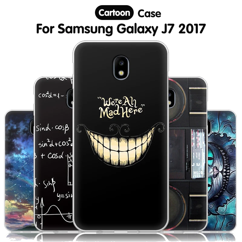 

JURCHEN Mobile Phone Case For Samsung Galaxy J7 2017 J730 J730F Soft Silicon Back Cover For Samsung Galalxy J7 2017 Fundas Coque
