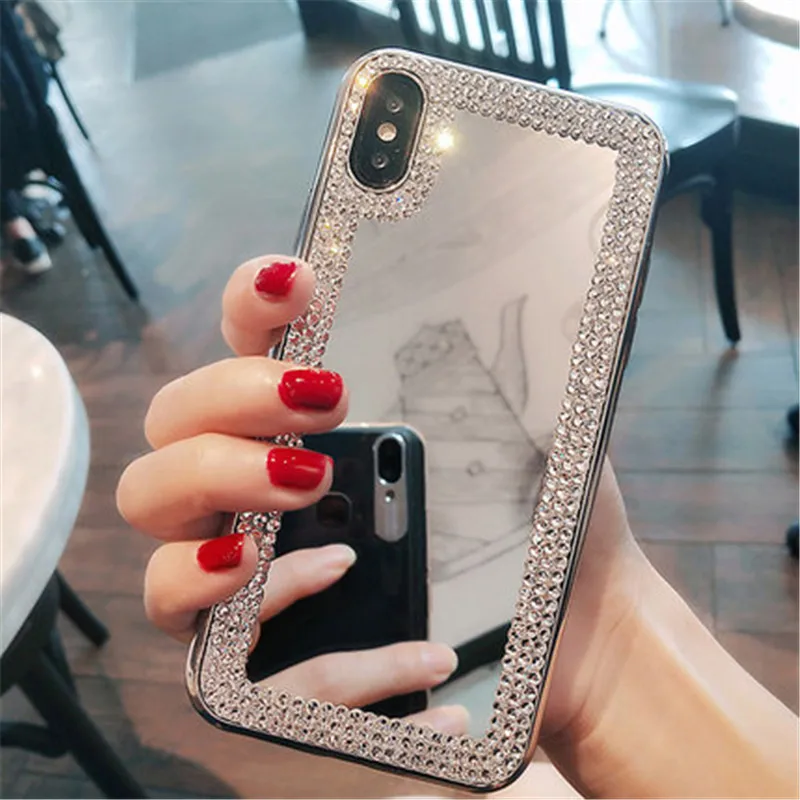 3D зеркальный чехол для Samsung Galaxy A50 A70 A10 M10 A30 S10 (5G) PLUS S10E задняя крышка iphone 8 7 plus x xs 11 Pro