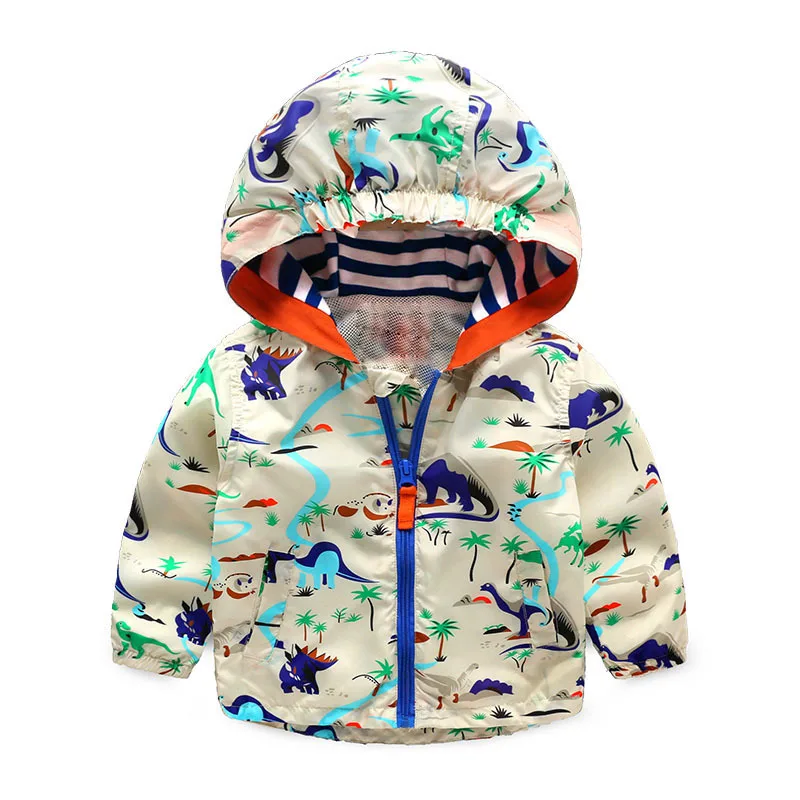 

0~24M Baby Boys Coat Jackets Dinosaur Tree Jackets Cartoon Graffiti Outerwear Baby Hooded Clothes Newborn Coats JC007780946