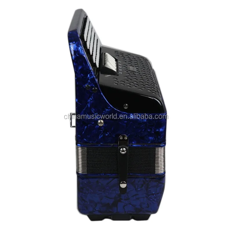 Afanti Super popular 72keys 96Bass Dark Blue Piano Accordion AFA-54 accordion fabric