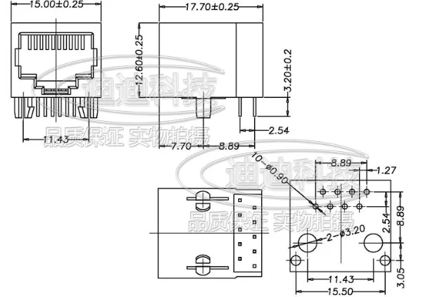 RJ45 8P8CPDF