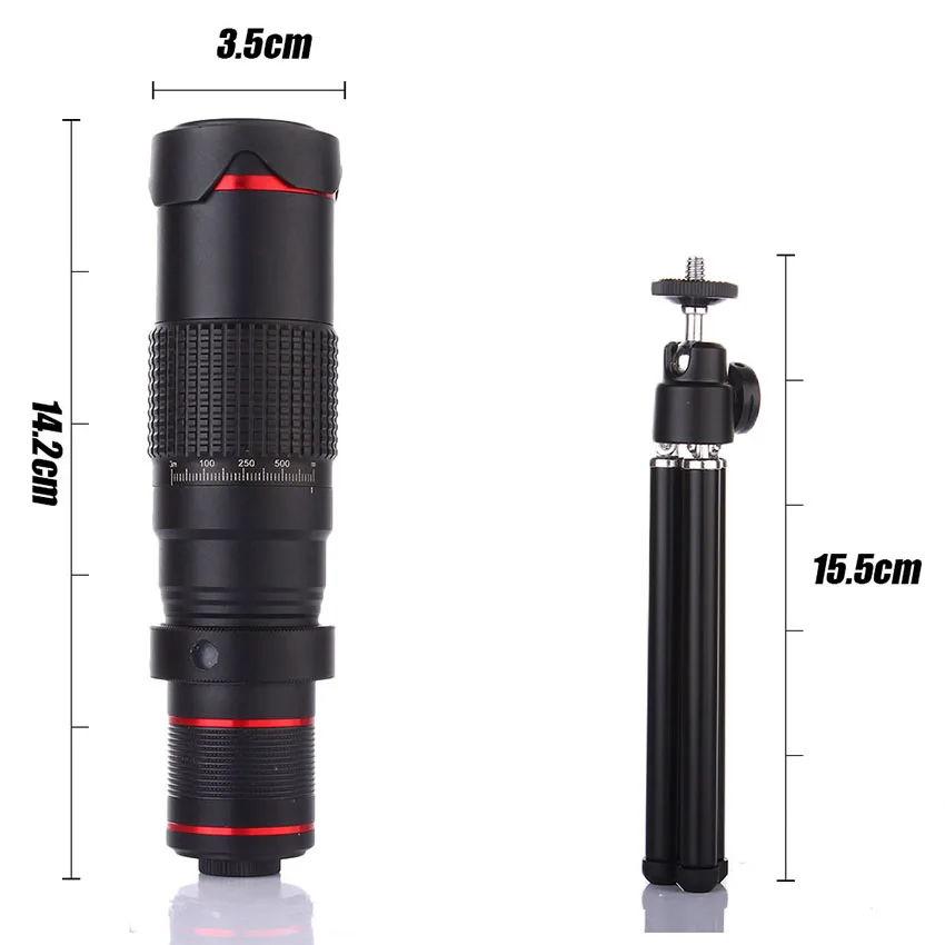 Universal 22X Zoom Telescope Lens HD Mobile Phone Optical Telephoto Camera Lens for iPhone Samsung Xiaomi Huawei With Tripod  (6)