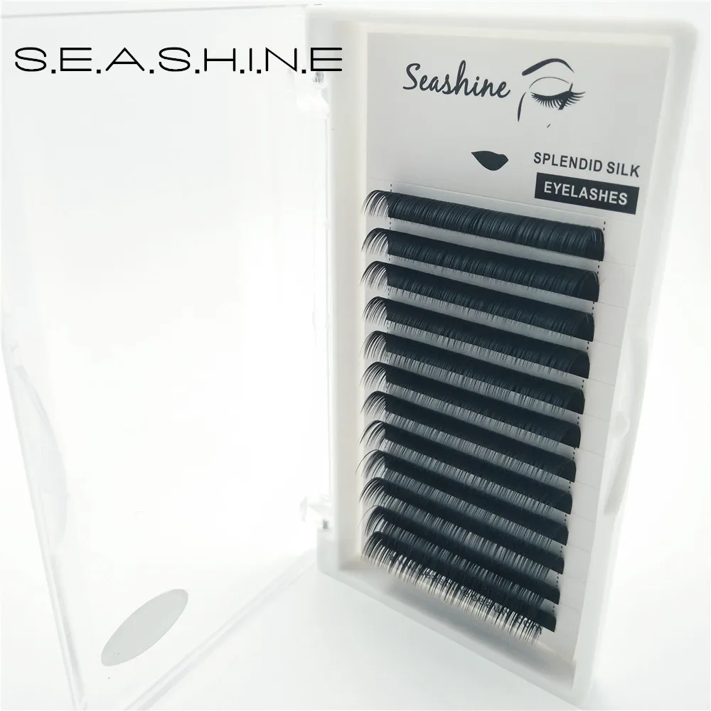 Ресницы Накладные Seashine норковые индивидуальные 15 мм 0 03 25 C/D/L|individual eyelashes|mink individual
