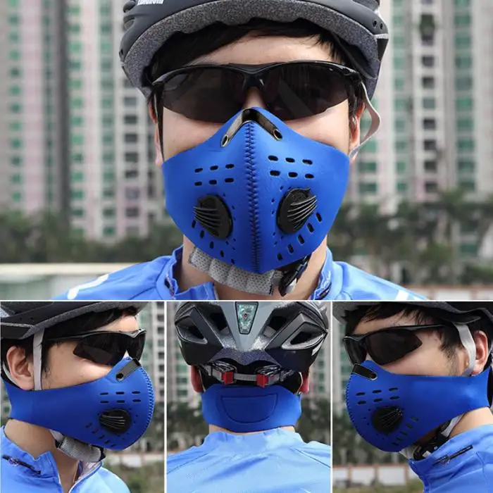Велосипед Спорт езда на горле теплая защита маска для лица пылезащитный кожух JS88