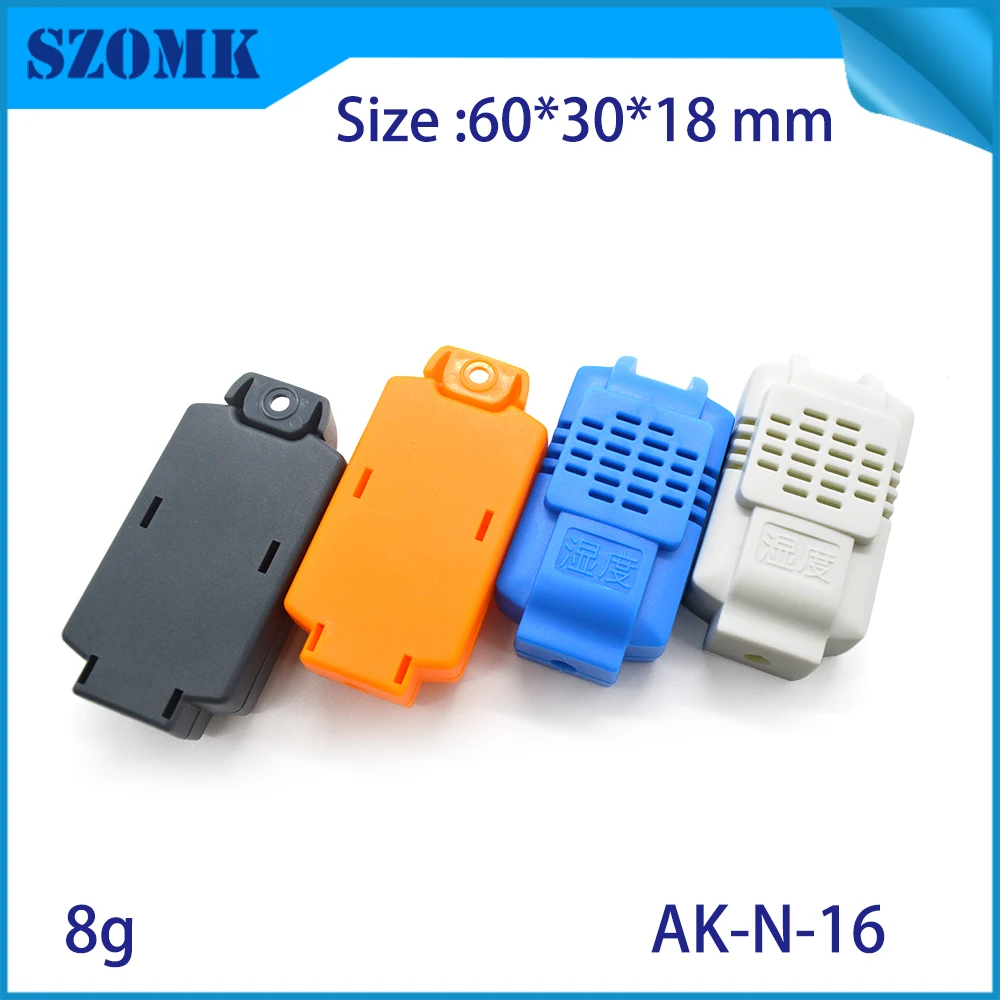 szomk plastic electronics control box pcb enclosure junction housing abs electrical project box humidity sensor enclosure (17)