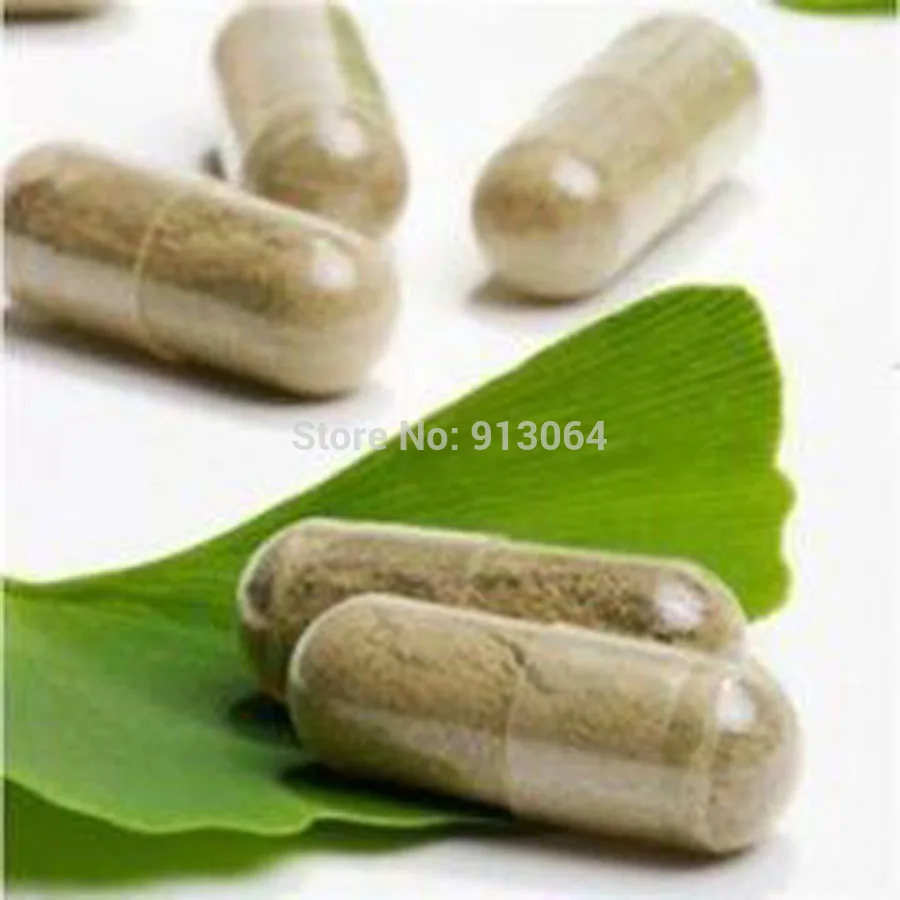 

Buy five get one free100 capsules Organic Ginkgo Biloba Leaves Extract Powder capsule Natural Yinxing Wild Lower Blood Pressure
