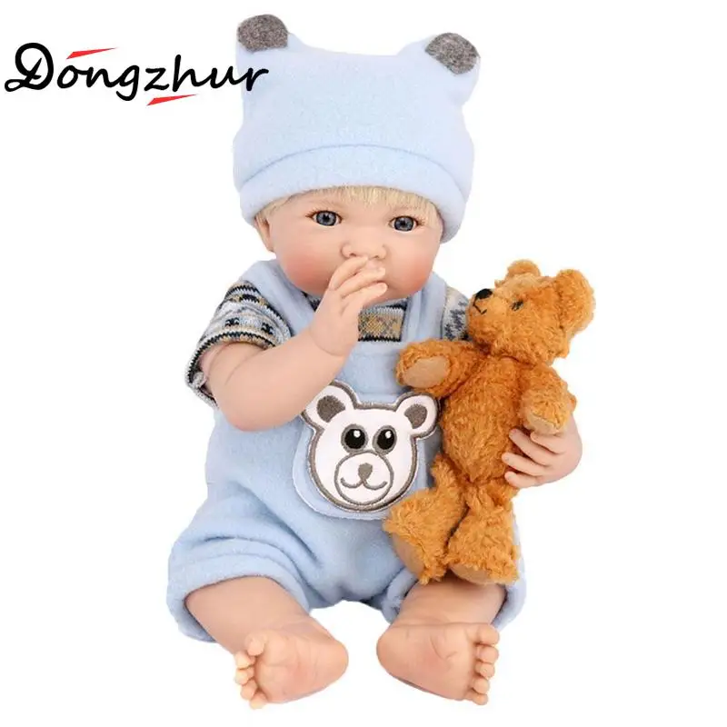 

35cm Npkdolls Silicone Reborn Baby Dolls Alive Lifelike Realistic Bebe Reborn Babies Girls Birthday Gift Toys Full Plastic Dolls