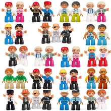 

28 Styles Big Size Diy Duploe Hot legoing Figure Compatible With Duploe Animal Building Blocks Bricks Toys For Children Brithday