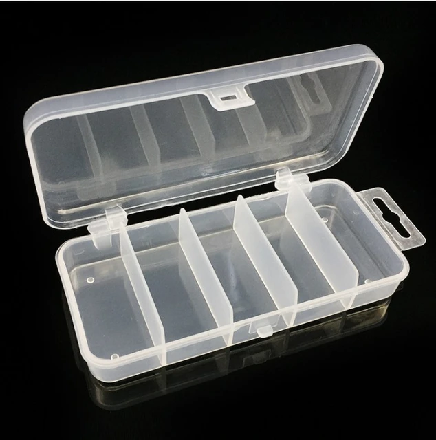 1Pcs/lot Fishing Tackle Boxes Fixable Small Fishing Box Plastic