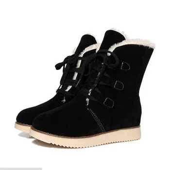 

Women Boots Nice Fashion Fur Female Warm Ankle Boots Women Boots Snow Boots Winter Women Shoes Platform Botines Mujer Z212