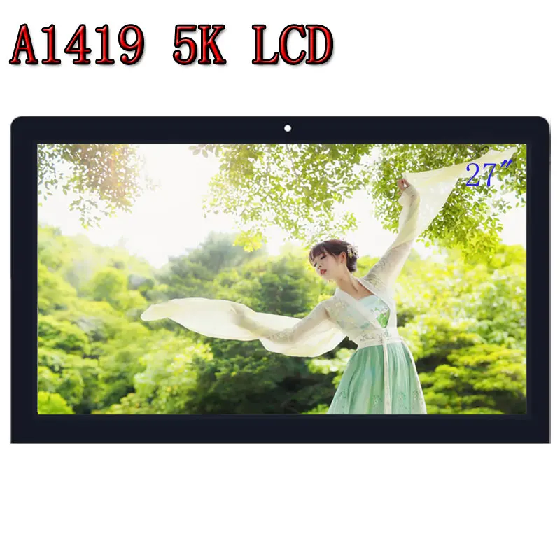 Оригинальный Новый 27 &quotLM270QQ1 SD A2 A1419 5K Retina ЖК экран со стеклом в сборе для iMac late 2014