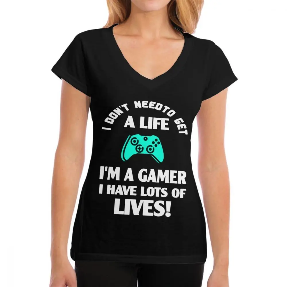 

Custom Design Personality style Women t shirt Cartoon Print Harajuku T-Shirts Casual Short Sleeve V Neck