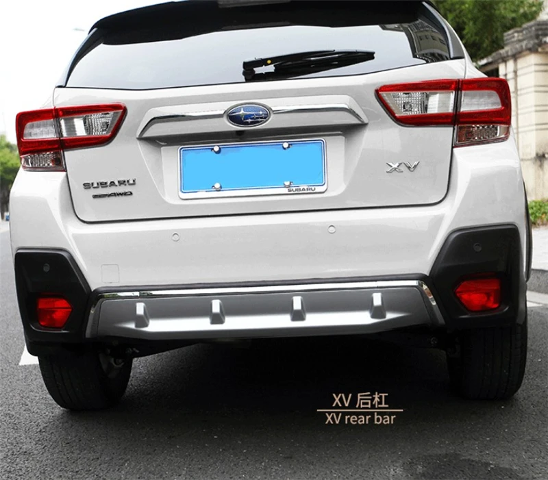 Для SUBARU XV Crosstrek передний и задний бампер защитная пластина анти-ударная Высокое качество ABS авто аксессуары