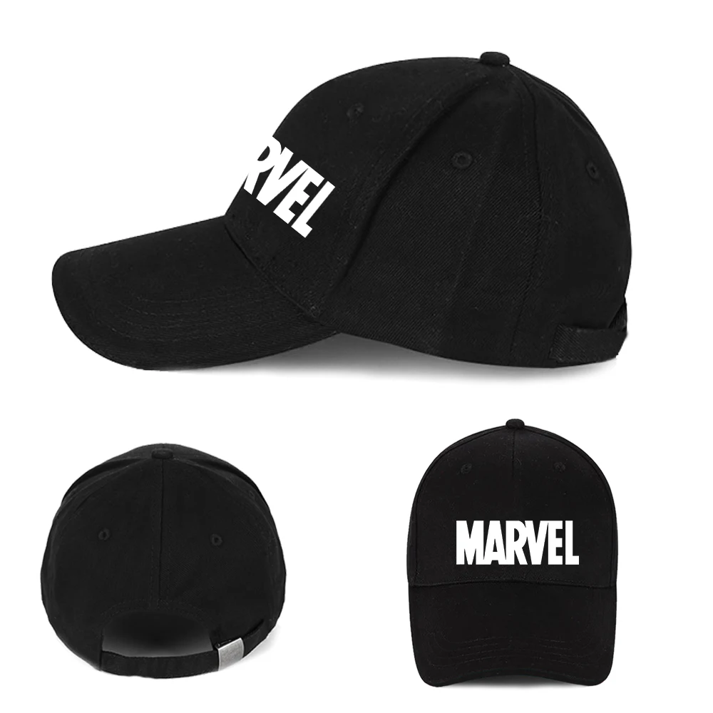 

Giancomics Marvel Baseball Cap Hot Movie MARVEL Letters Logo Hip Hop Hat Leisure Cap Summer Street Dance Baseball Cap Trend Hat