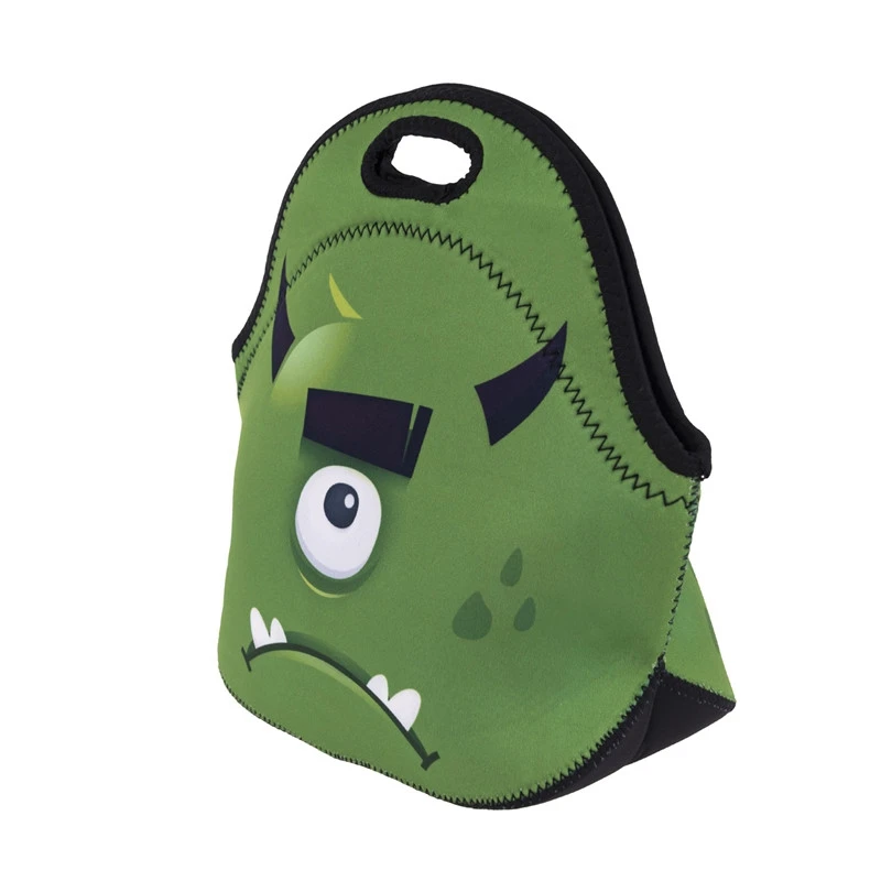 Термоизолированные сумки для обеда Jom Tokoy GreenMonster с 3d принтом женщин и детей