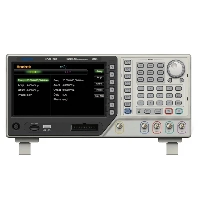 Hantek HDG2002B 2CH 5 МГц 250MSa/s DDS функция генератор сигналов произвольной формы 64 м глубина памяти USB 800x480 16CH выход
