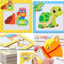 Животное магнитный 3d головоломка здание игрушка головоломка изучение алфавита игра-головоломка для детей дошкольного возраста, детские игрушки для девочек, детские игрушки для детей