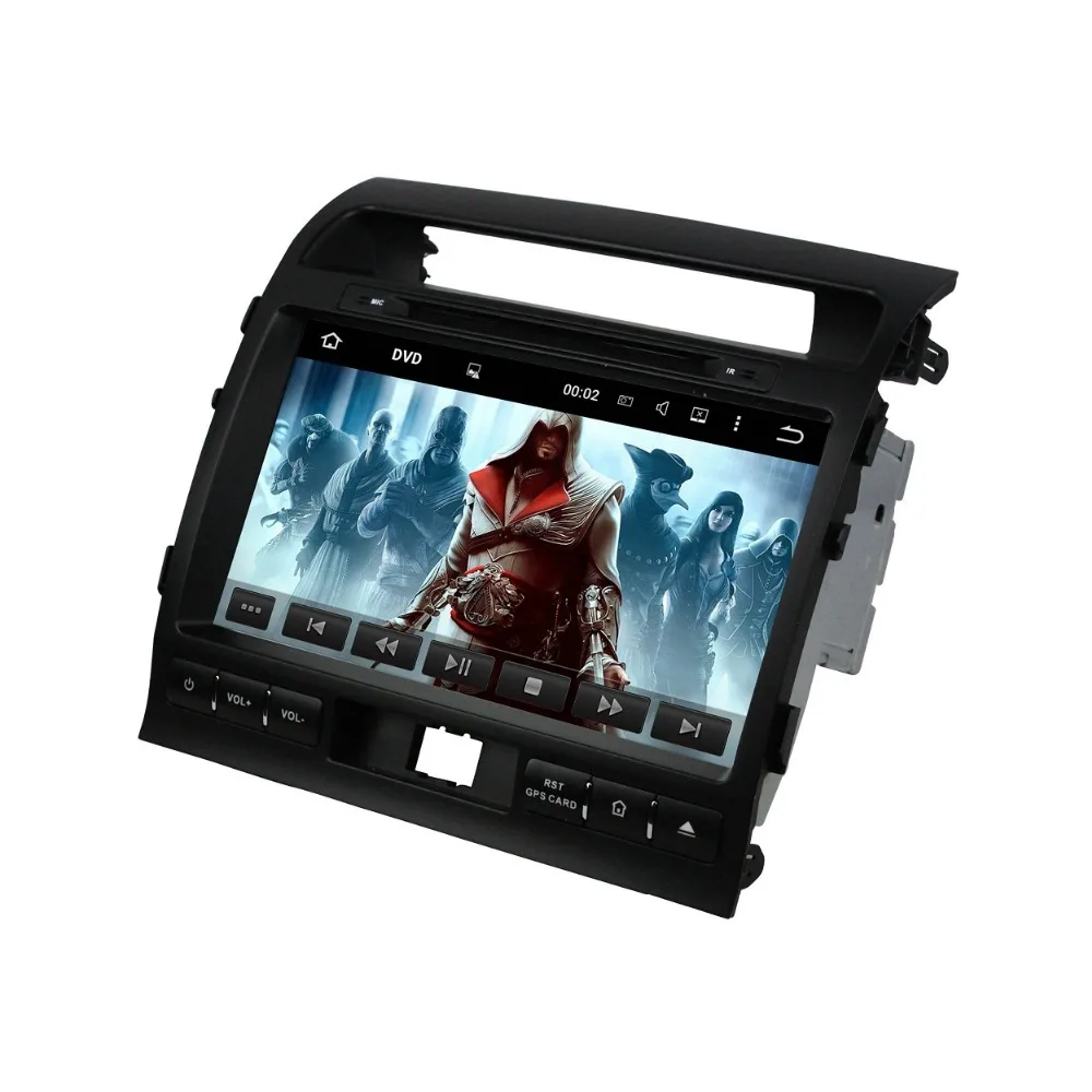Excellent For Toyota Land Cruiser 2008-2012 4GB RAM Car Radio Octa Core 9" Android 9.0 Car DVD Player GPS Bluetooth WIFI USB Mirror-link 4