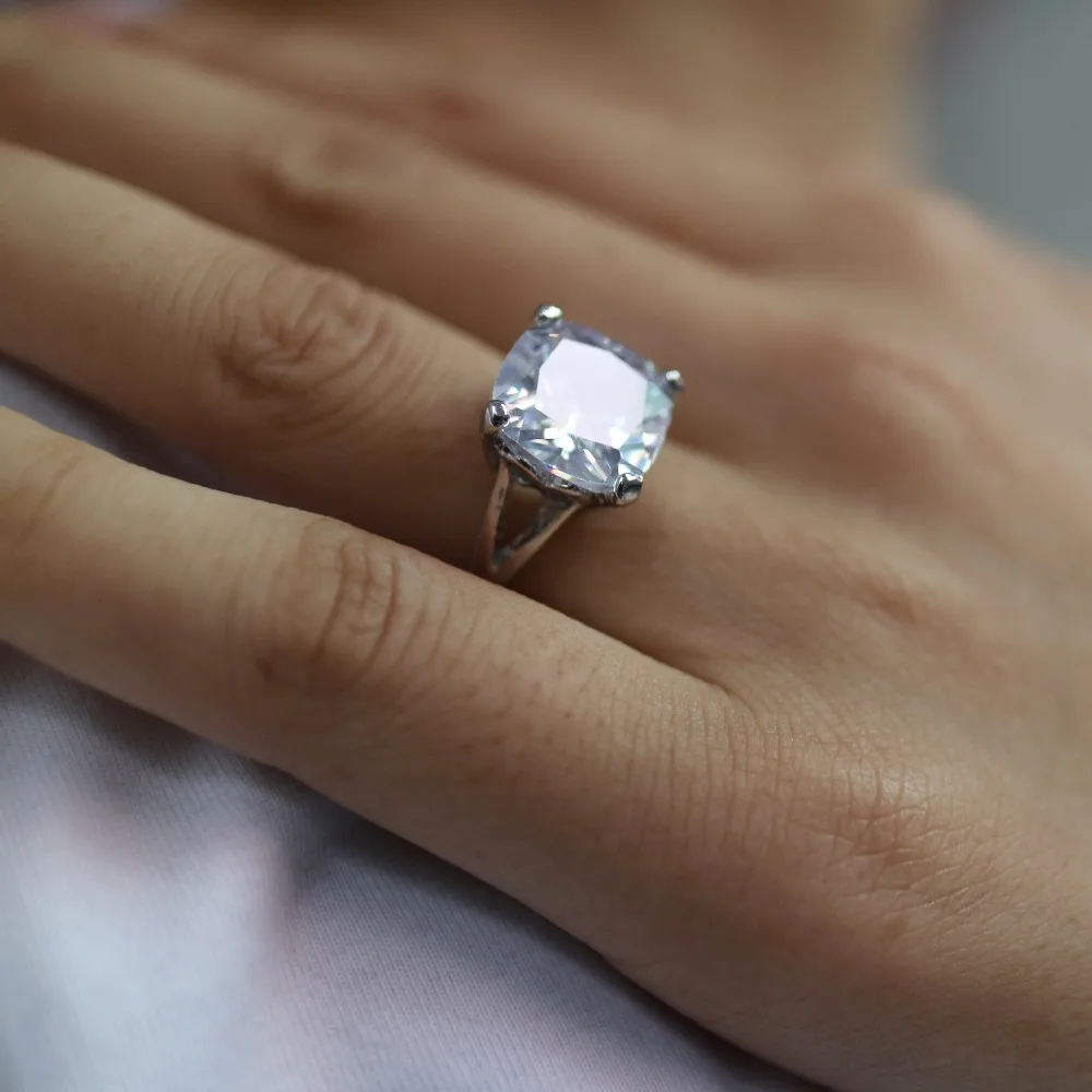 rings for women 925 sterling silver engagement big blue crystal stone zircon ring for wedding bridal bague size 6 7 8 9 10 wholesale jewelry channel topaz - Rings For Wedding rings for women 925 sterling silver engagement big blue crystal stone zircon ring for wedding bridal bague size 6 7 8 9 10 wholesale jewelry channel topaz - Rings For Wedding