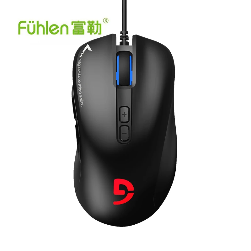 Оптимагнитная микромагнитная игровая мышь fuнами G90 PRO оригинальная Проводная